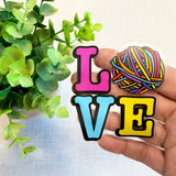 LOVE Yarn Sticker