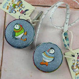 Wooly Puffins Tape Measure